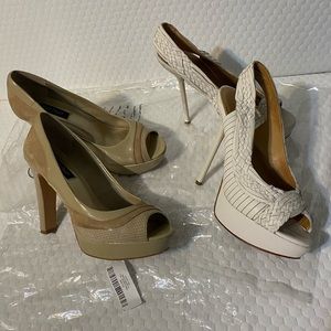 bundle of women's heels